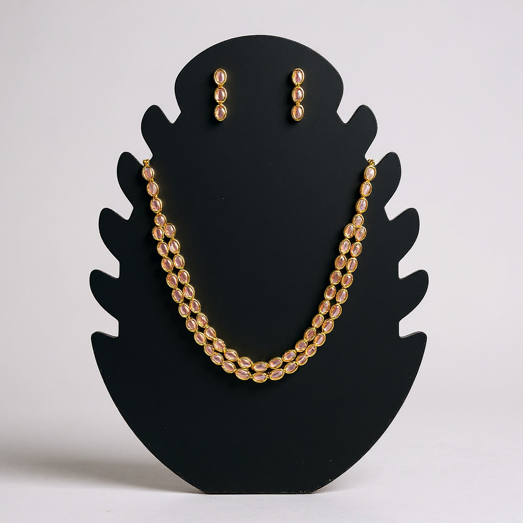 Double layer ruby stone