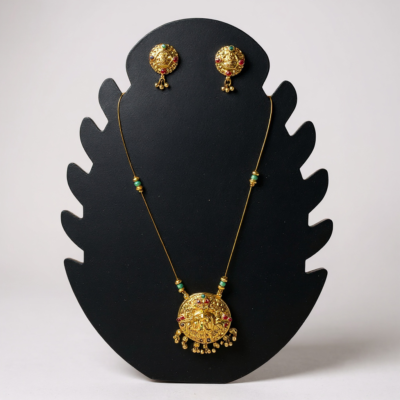 Long mala invisble with earring