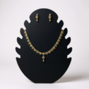 White stone necklace